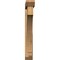 Ekena Millwork Imperial Slat Rough Sawn Bracket w/ Offset Brace, Western Red Cedar, 6"W x 38"D x 44"H BKT0604X38X44IMP06RWR - alternate 3